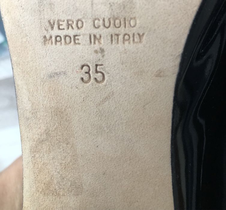 Туфли для девочки р.35 нат.кожа Италия