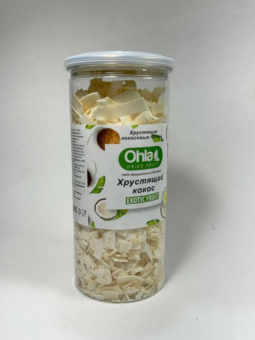 Кокос хрустящий кокосовые чипсы kokos какос kakos кокосовая стружка