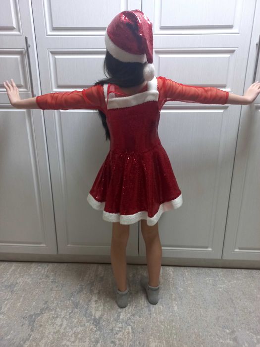 Костюм Деда Мороза девочки