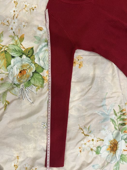 Красный джемпер(лонгслив) s/m