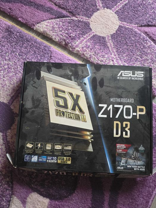 ASUS Z170-P D3 Motherboard placa de baza