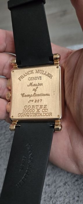 Франк мюлер кинг 45мм златен 18к