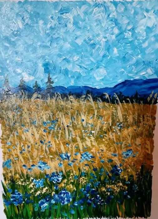 Картини, рисувани с акрилни бои