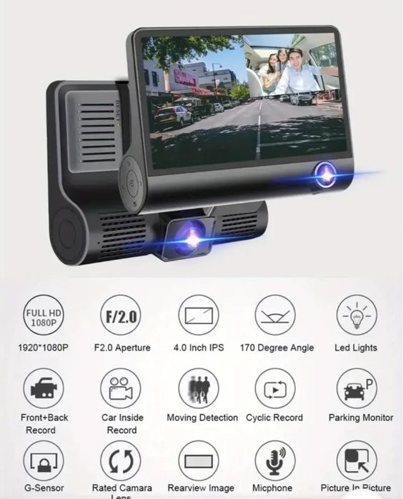 Camera auto tripla DVR FullHD. Vatra Dornei • OLX.ro