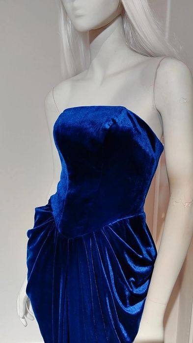 Rochie ocazie din catifea cu mătase (nu Rhea Costa, Ana Radu, Murmur)