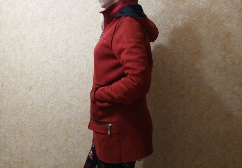 Замшевая куртка б.у