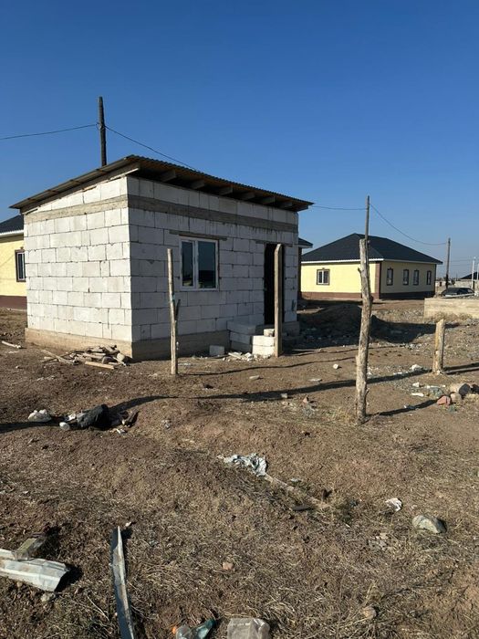 Жер сатылады фундаменті бар 6*4 времянка сын мен