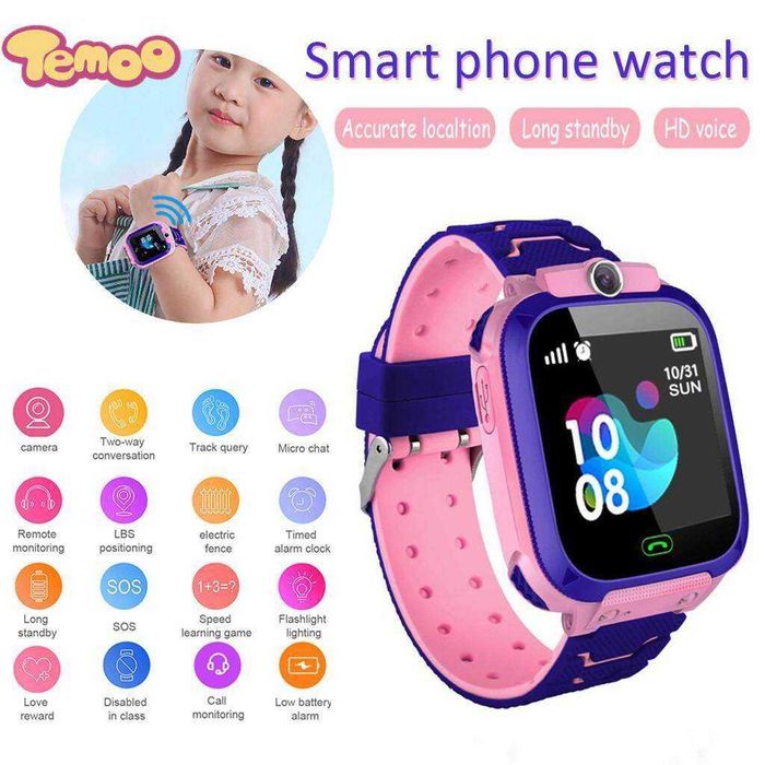 Детский Wifi SOS GPS трекер Детские умные часы sim karta