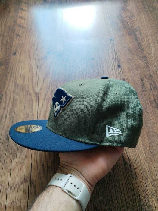new era new england patriots - страхотна шапка КАТО НОВА 56.8см. 100% оригинал