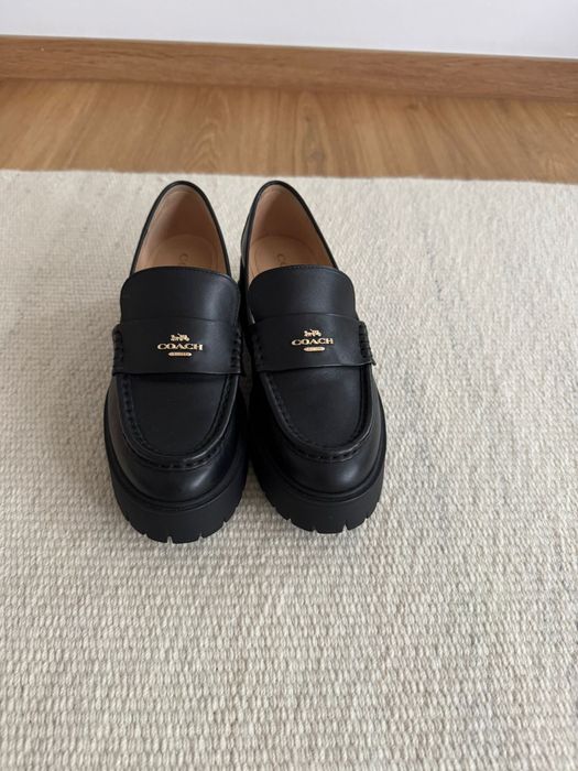 Vand loafers COACH din piele naturala originali, cu cutie