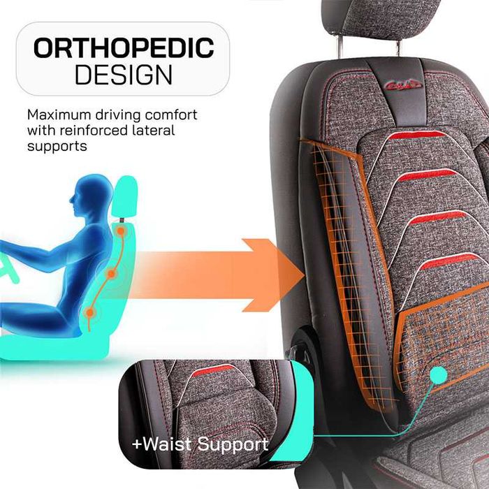 Комплект премиум тапицерия Panda Bodrum - различни цветове