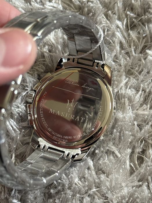 Ceas argint,44mm,Maserati