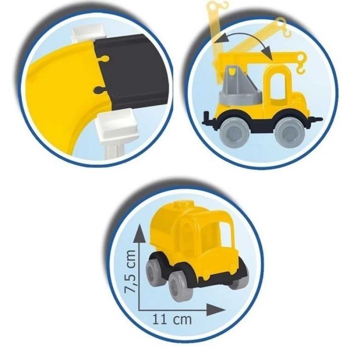 Детски конструктор и писта - строителна площадка