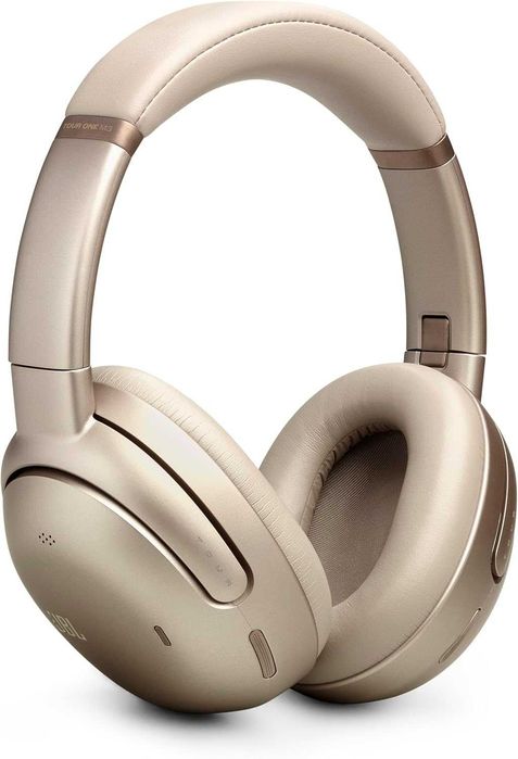 Нови Безжични Слушалки с Микрофон JBL Tour One M3, ANC, 2 години Гаранция, Бежови