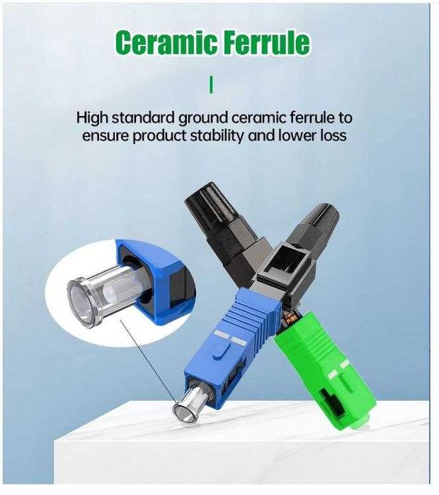 оптоволоконный адаптер разъем SC UPC 100 шт