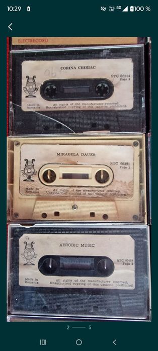 Casete Muzica ușoară ELECTRECORD (20 BUCATI)