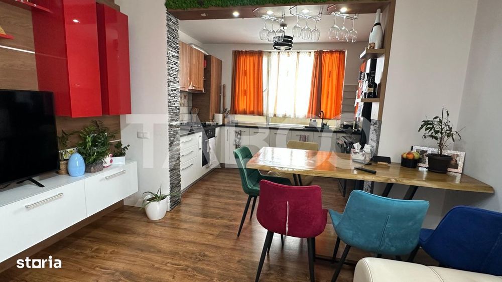 Apartament decomandat 3 camere mobilat utilat zona Arhitectilor Sibiu