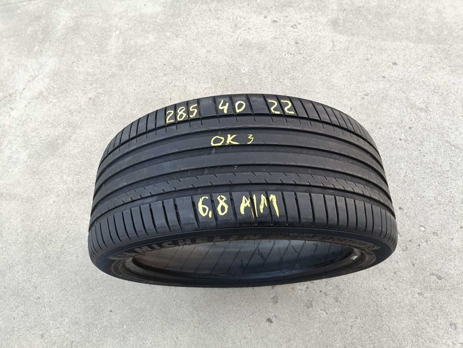 O anvelopa de vara 285 40 22 michelin pilot sport 4 suv profil 6,8 mm