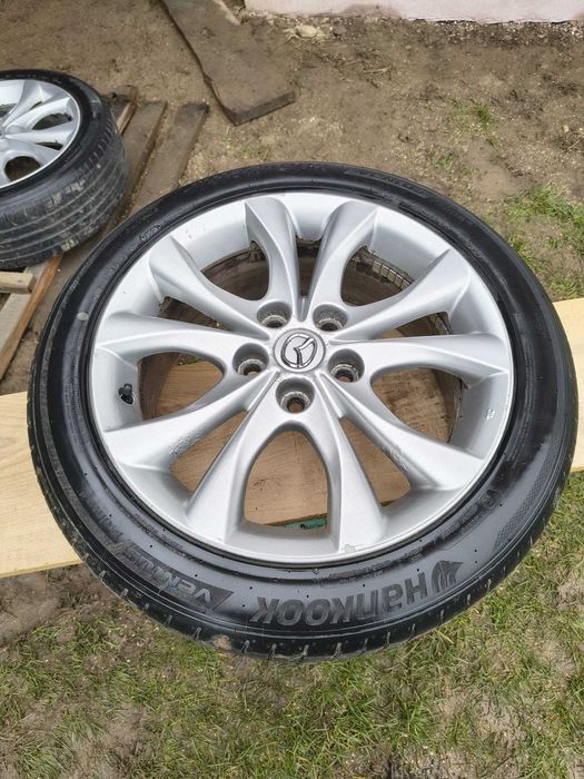 Set roti Mazda jante + anvelope vara Hankook 205/50 R17