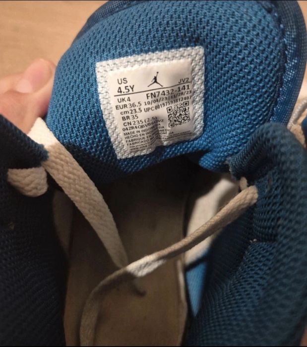 Nike Jordan white blue 36 37.5