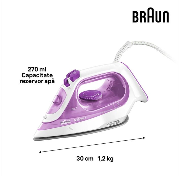 Vând fier de călcat BRAUN TexStyle 3