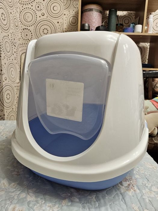 Кошачий лоток, закрытый
