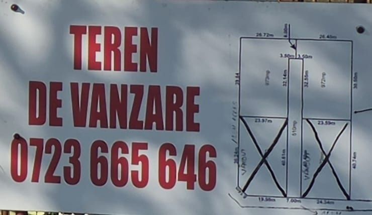 Teren de vânzare