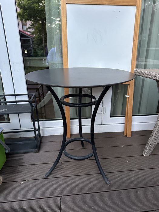 Mese terasa, restaurant, bar blat HPL picior metalic