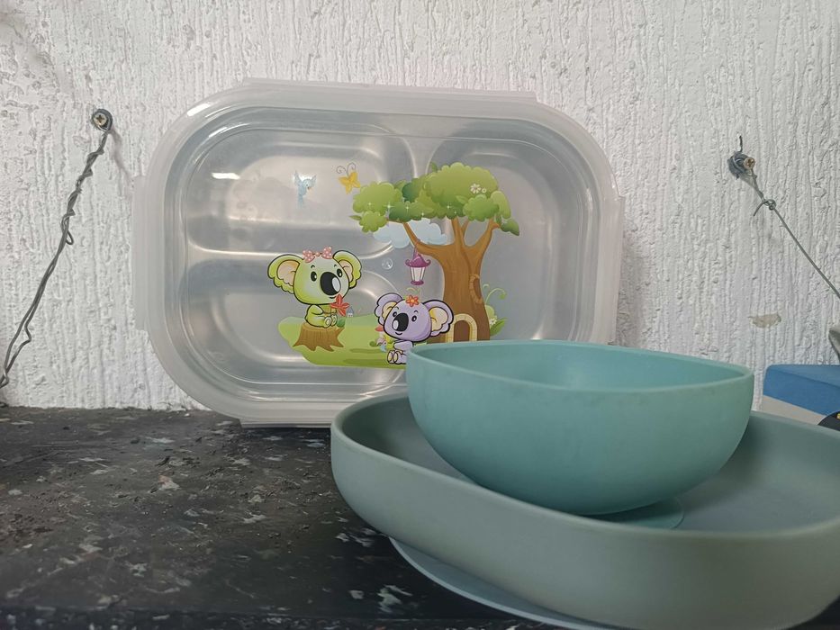 Ланчбокс метал/пластик