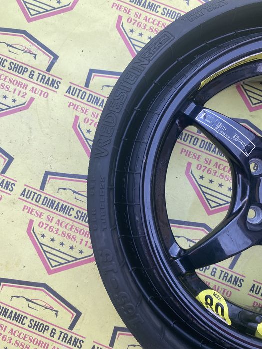 Roata rezerva space master OEM Mercedes 165 15 W209 R170 CLK 5X112