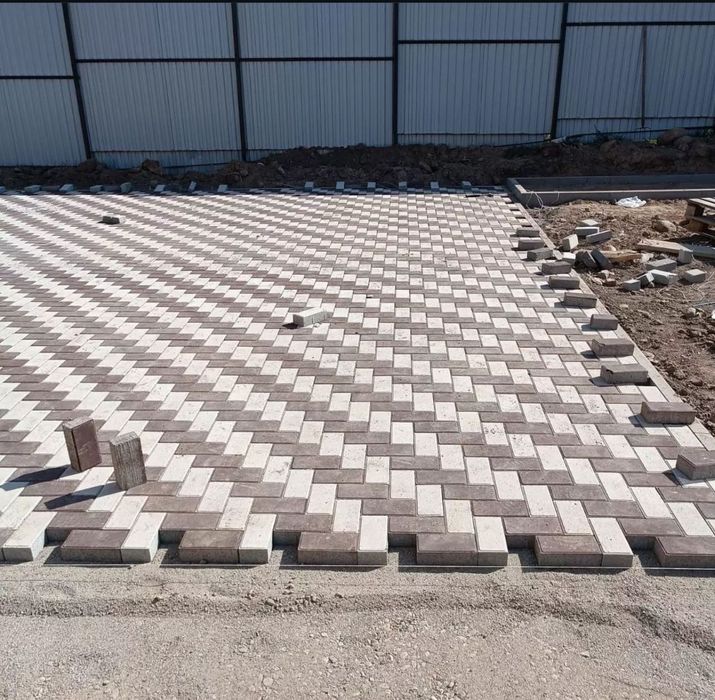 Укладка брусчатки