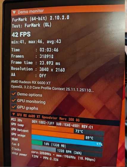 Видеокарта XFX RADEON RX6600XT 8GB
