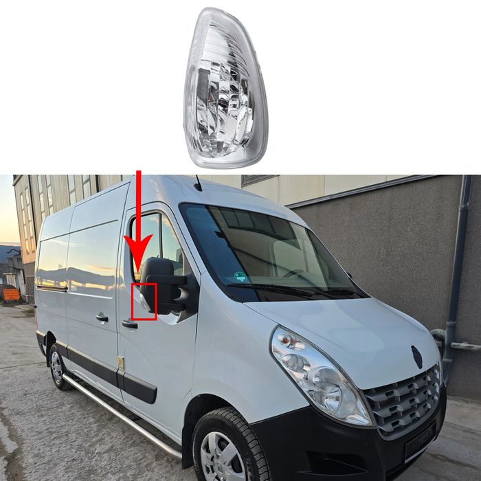 Мигач в огледало за Nissan / Opel / Renault