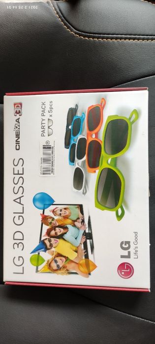 3D Очила, Комплект 5 Броя. ЧИСТО НОВИ!
