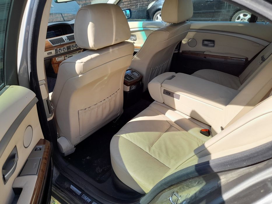 Interior PIELE CREM+Memorie BMW Seria 7 E65/E66 FACELIFT an 2005-2008