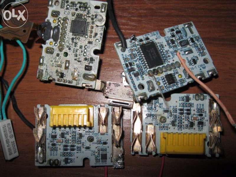 Отключване ремонт рециклиране на батерии Makita Li ion BL1830