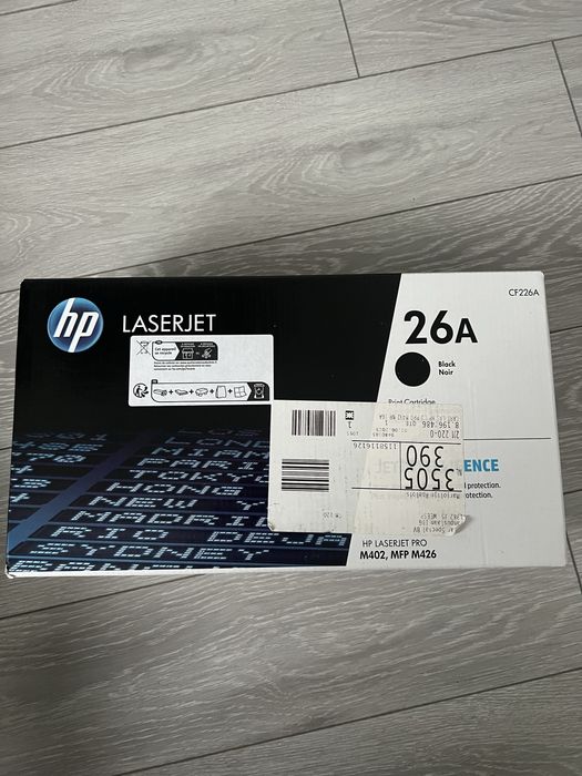 Cartuș Toner Original HP 26A Black (CF226A) - Sigilat