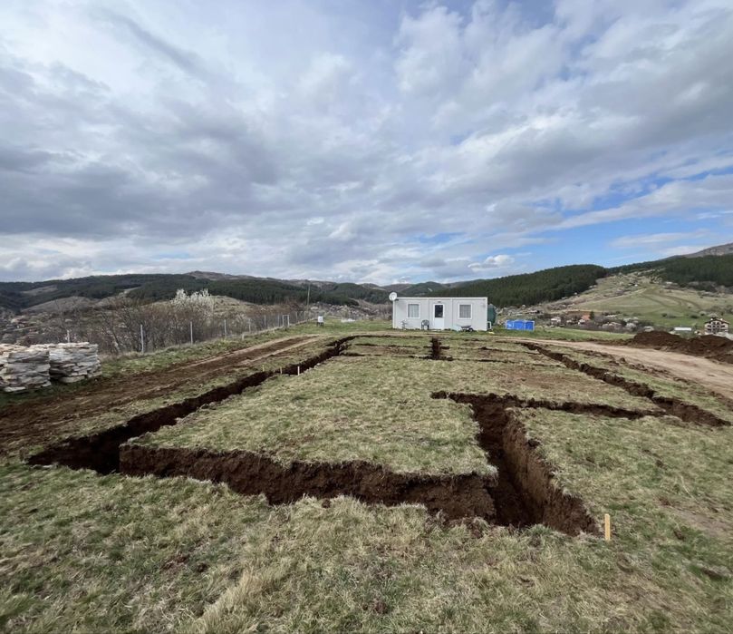Услуги с мини багер и бобкат