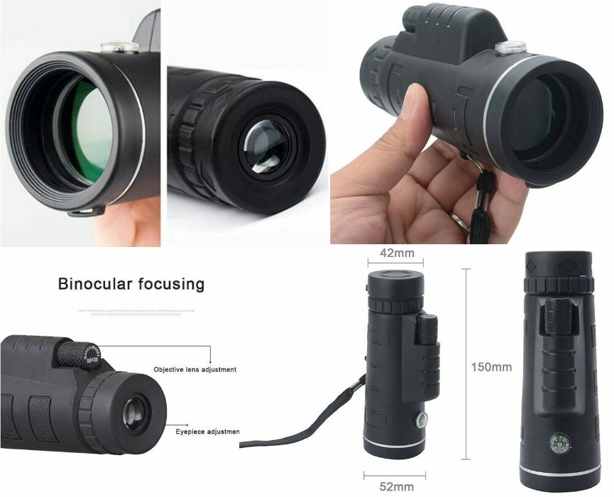 Sistem de fixare telefon la binoclu, telescop, obiectiv microscop Nou!