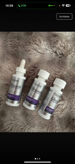 Vand 3 sticle de minoxidil