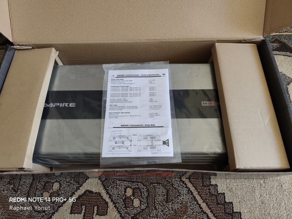 Amplificator Stație auto monobloc Ampire MdB 3000.1 nu Alpine Pioneer