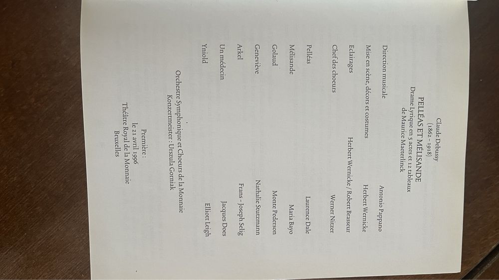 Claude Debussy - Pelleas Melisande