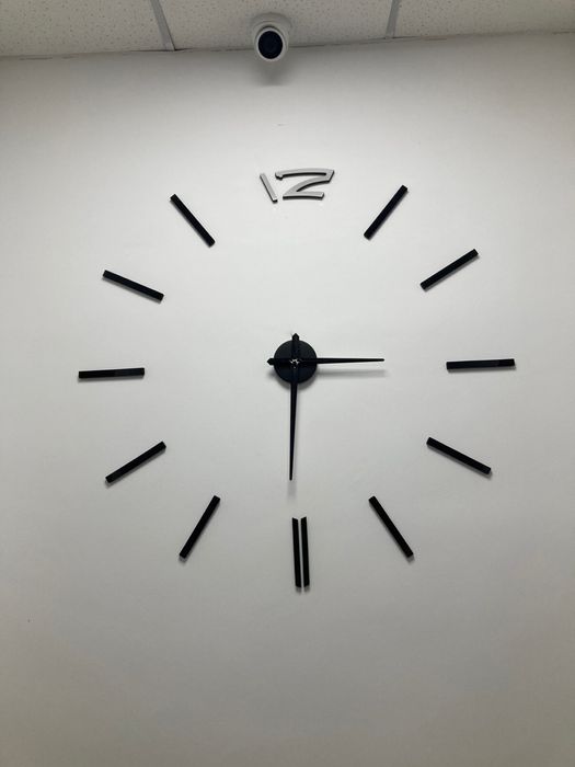 Насстенные часы 3D с установкой