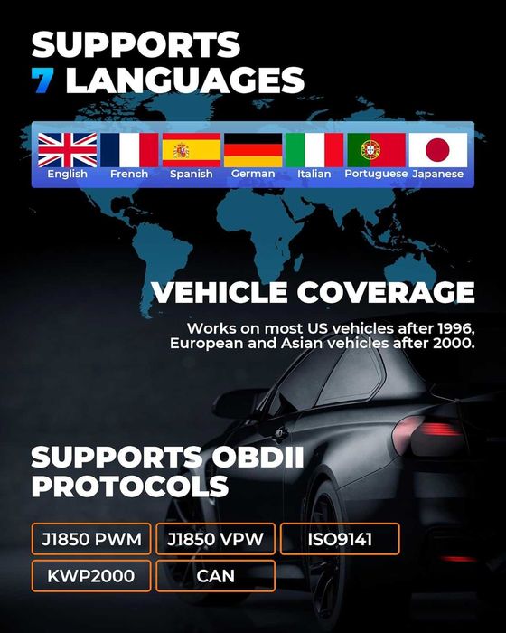 Автодиагностика Topdon ArtiLink 400 OBD обд OBD2 диагностичен инструмент диагностика