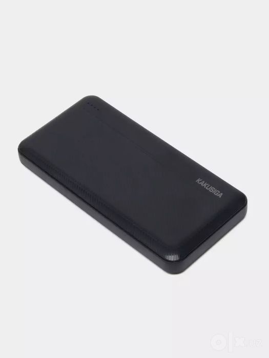 POWER BANK 10000mAh KAKUSIGA tashqi quvvat banki, Type-C, 2 USB va zar