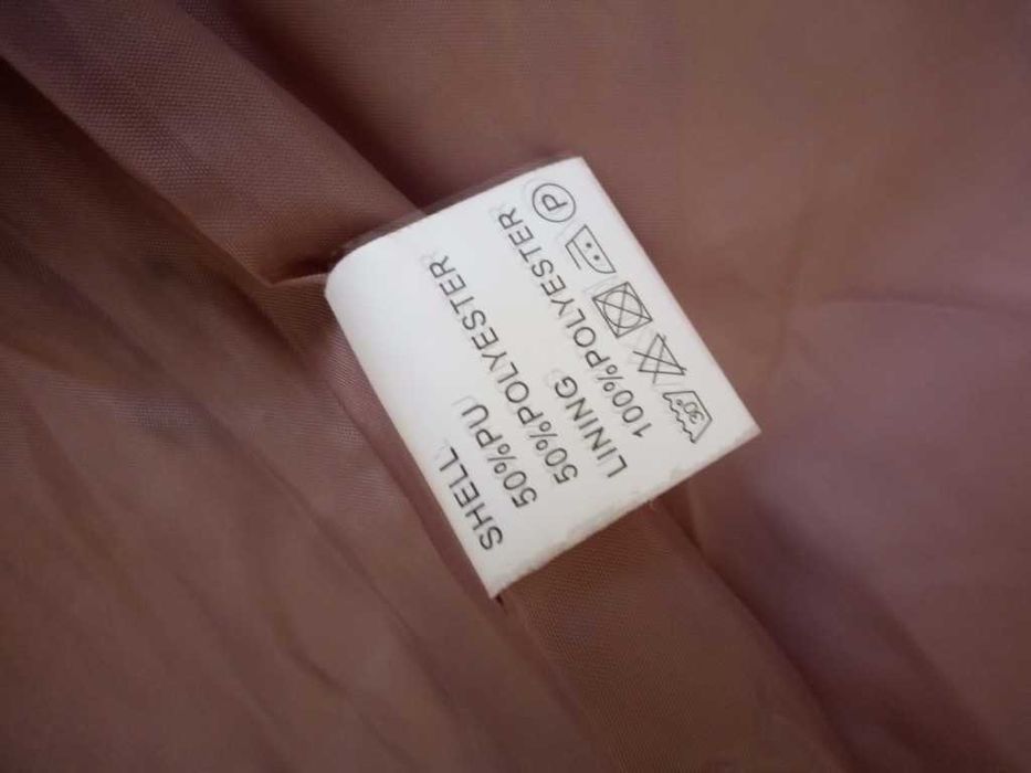 Geacă de iarnă MarZly mărimea XXL - Roz prăfuit metalizat (Rose Gold)