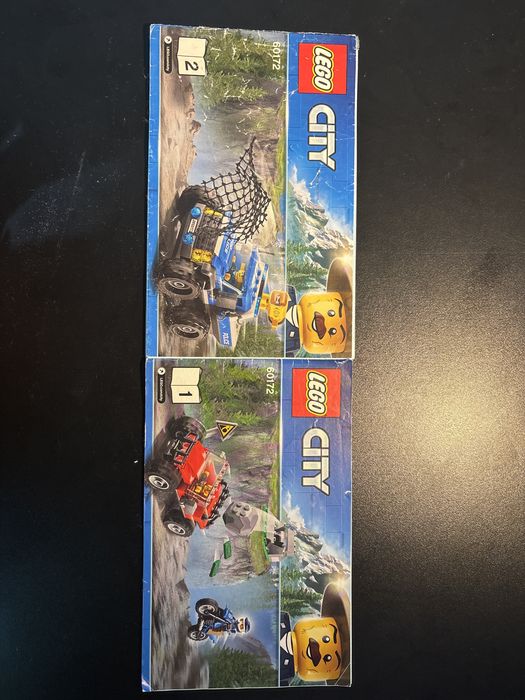 LEGO City 60172- Urmarire pe drumul accidentat, cu minigigurine si instructiuni