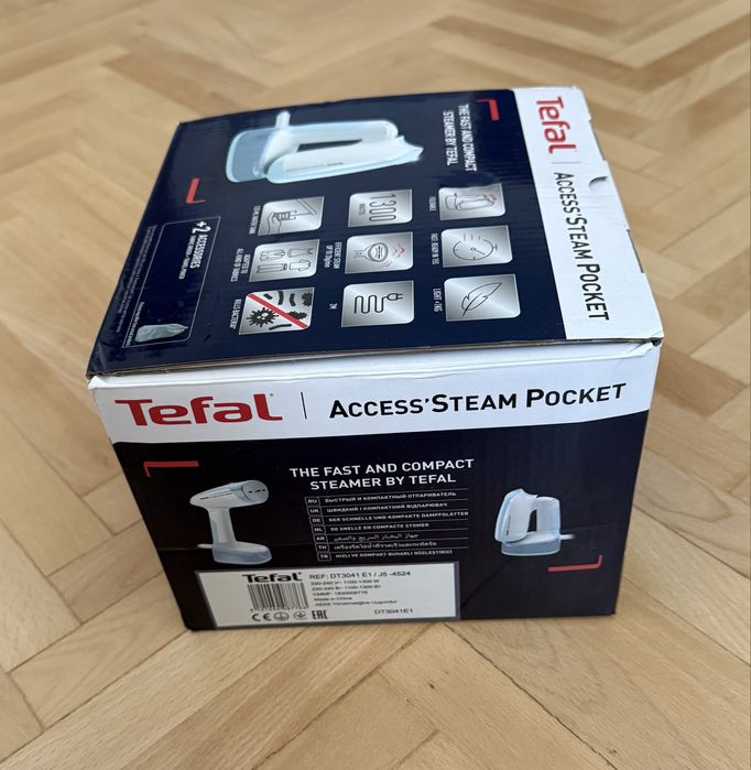 Aparat de calcat vertical TEFAL Access Steam Pocket DT3041 E1