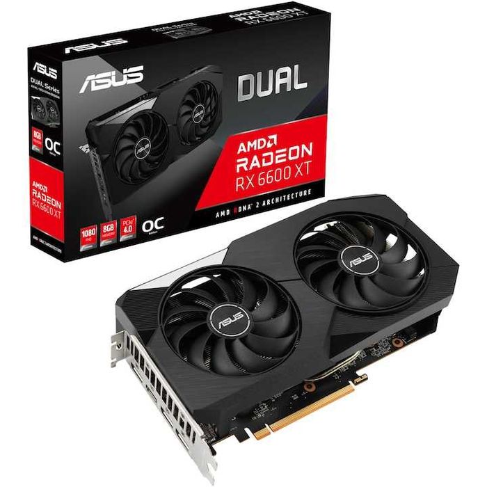 ASUS RX 6600XT 60 avg temps under load
