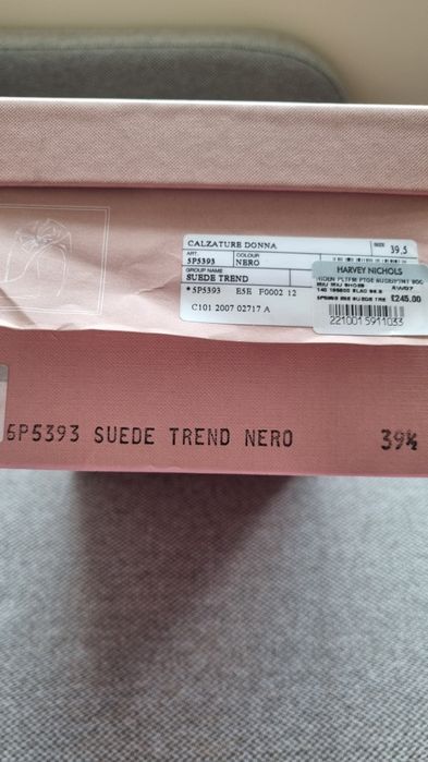 MIU MIU Оригинални Черни Обувки на висок ток 39.5